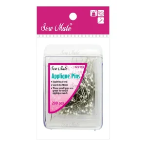 Applique-Glass-Head-Pins