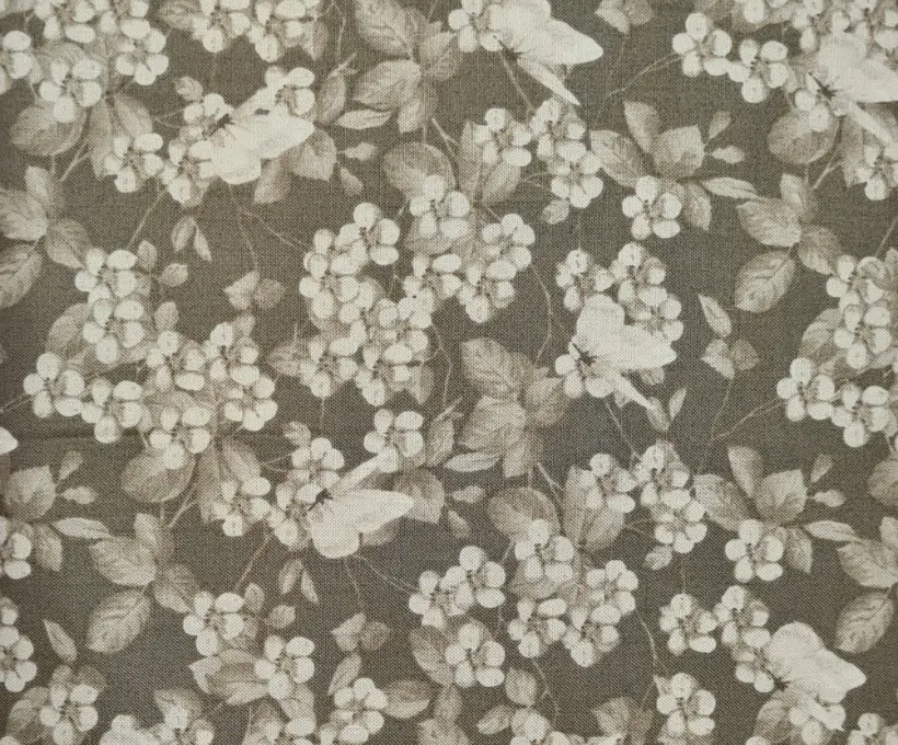 Brown-Grey-With-Cream-Flowers