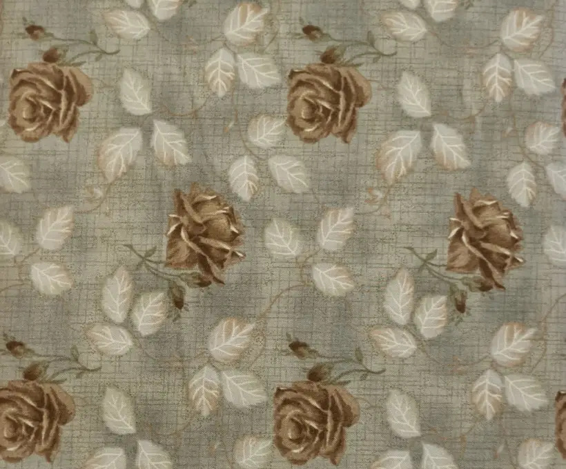 Light-Grey-Brown-With-Flowers