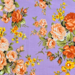 Purple-With-Orange-Flowers