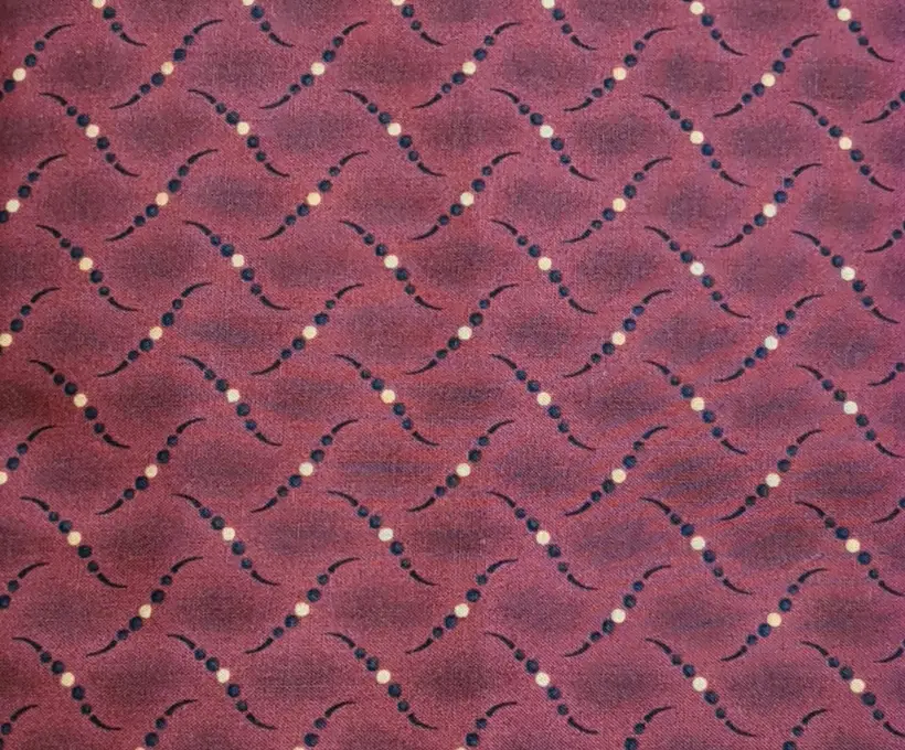 Maroon With Black And Gold